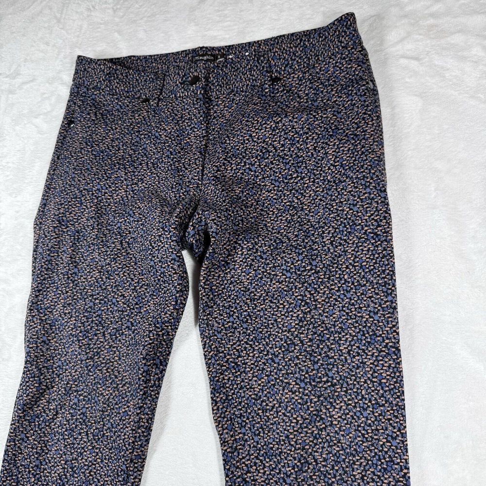 J. McLaughlin Stretch Leggings Pants Size 8 Flat Front‎ All Over Print - Picture 2 of 16